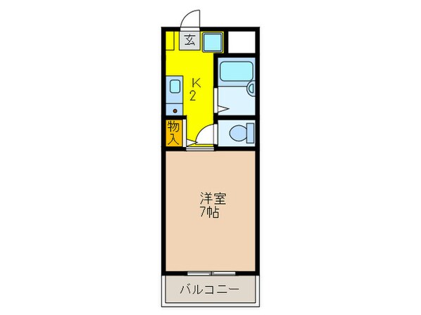 ユーベル18の物件間取画像